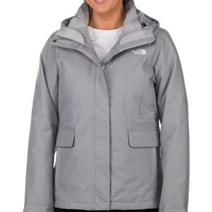Grey Womens Small Northface Ski Jacket